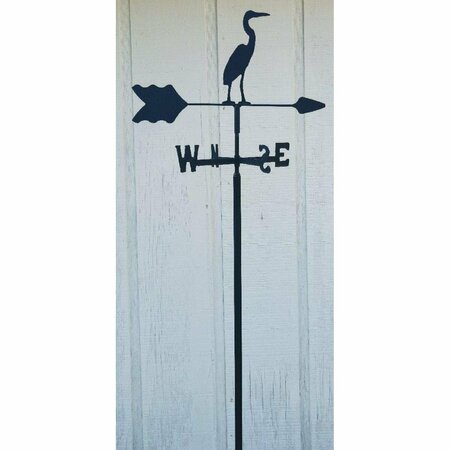 THE LAZY SCROLL Egret Garden Mount Weathervane TH331094